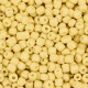 Seed beads 8/0 (3mm) Butter yellow
